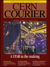 Cover of CERN Courier Volume 39 Issue 1