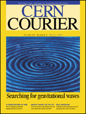 Cover of CERN Courier Volume 39 Issue 2