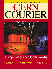 Cover of CERN Courier Volume 41 Issue 9