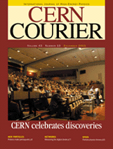 Cover of CERN Courier Volume 43 Issue 10