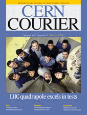 Cover of CERN Courier Volume 43 Issue 2