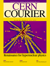 Cover of CERN Courier Volume 43 Issue 3