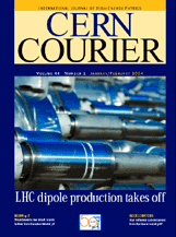 Cover of CERN Courier Volume 44 Issue 1
