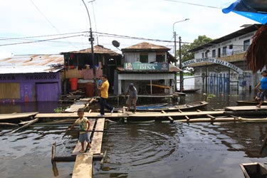 Flooding in the Peruvian Amazon