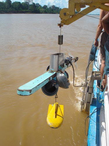 Measuring sediment levels