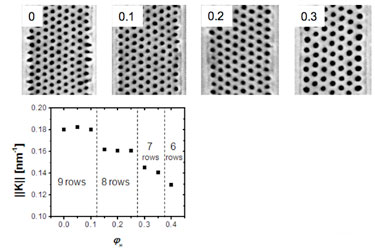 Tunable template: blends of varying homopolymer content