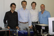 Researchers in the lab
