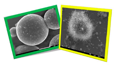 Graphene quantum dot microspheres