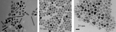 Different shaped nanoparticles