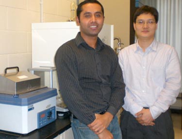 Paresh Shimpi and Pu-Xian Gao from the University of Connecticut