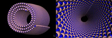Boron nitride nanoscrolls