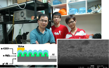 Device development: patterning photodiodes and solar cells
