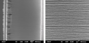 High-density horizontal carbon nanotube bundles