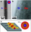 Epitaxial core-shell nanowire heterostructures