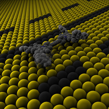 Artist's impression of the molecular motor