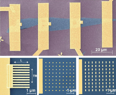 Nanostructures make graphene shine