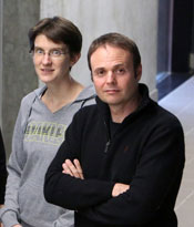Two members of the team