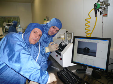 In the clean room