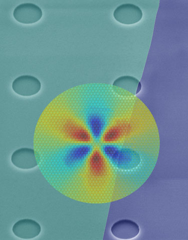 Alternating pseudomagnetic fields