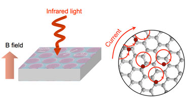 Excitation of magnetoplasmons in graphene disks