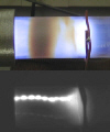Silicon nanocrystals made easy: image of filamentary plasma