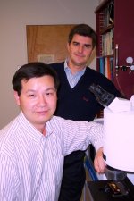 Researchers watch water inside nanotubes: paper authors Haihui Ye and Yury Gogotsi