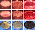 Video sequences reveal how different additives affect the behaviour of a plastic material (PMMA) when heated under fire-like conditions.