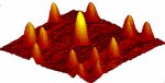 Quantum dot creates single photon source: image of a layer of quantum dots
