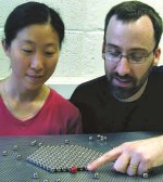 Team members Lijun Zu and David Norris, from the Department of Chemical Engineering &amp; Materials Science, University of Minnesota, US.