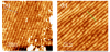 Stripes in top-seed pulled crystal