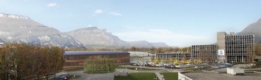 Artist's impression of the new experimental hall at ESRF