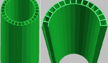 Colossal carbon tube