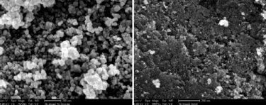 Nanoporous films of tin oxide doped with antimony