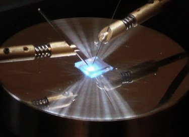LED with photonic crystal array