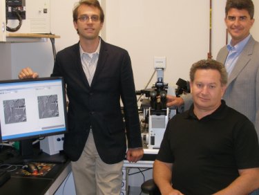 (from left to right) David Staack, Gary Friedman and Yury Gogotsi