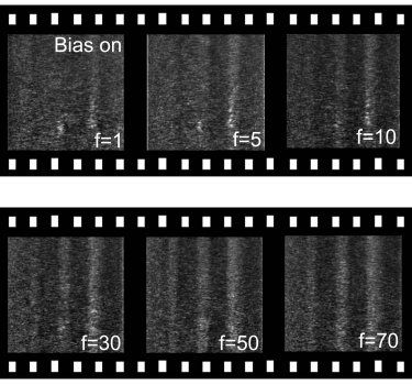 Simultaneous nanofabrication and imaging by AFM