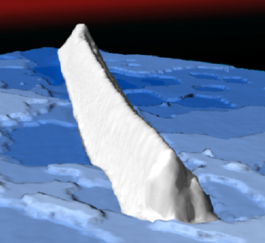 A nanowire on dielectric substrate