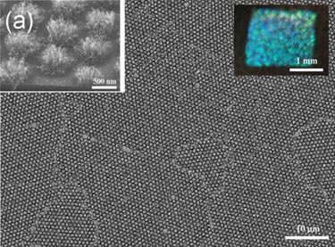 Surface decoration: CNT array patterned using INSL
