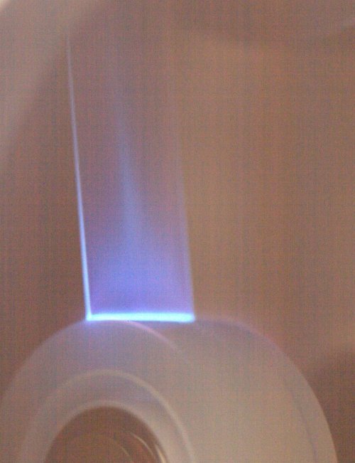 Sticky tape takes Xray images