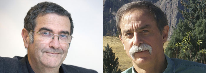 Serge Haroche (trái) và David Wineland (phải).
