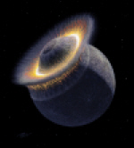 Giant impact on Pluto