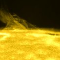 Solar-prominence thread