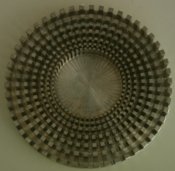 Cylindrical cloak for water waves