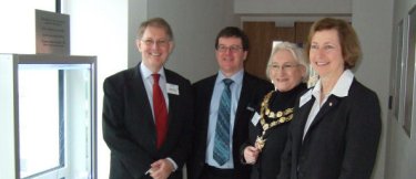 The great and the good at the formal opening