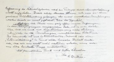 Einstein's letter to Eric Gutkind