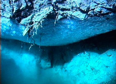 <b>Rocky haven</b> Methane gas hydrate forming under the Blake ridge