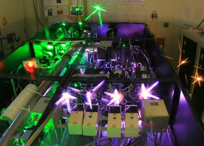 Photograph of the Hercules laser