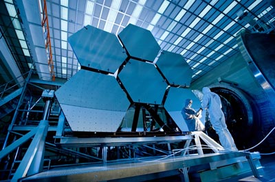 Primary mirror of the James Webb Space Telescope