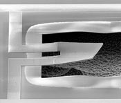 Micrograph of the resonator
