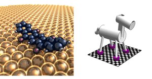 Artist's impression of a molecular motor